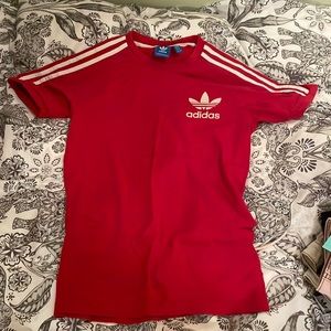 Red Adidas Athletic T- shirt